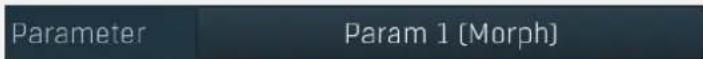 Parameter Param 1 (Morph)