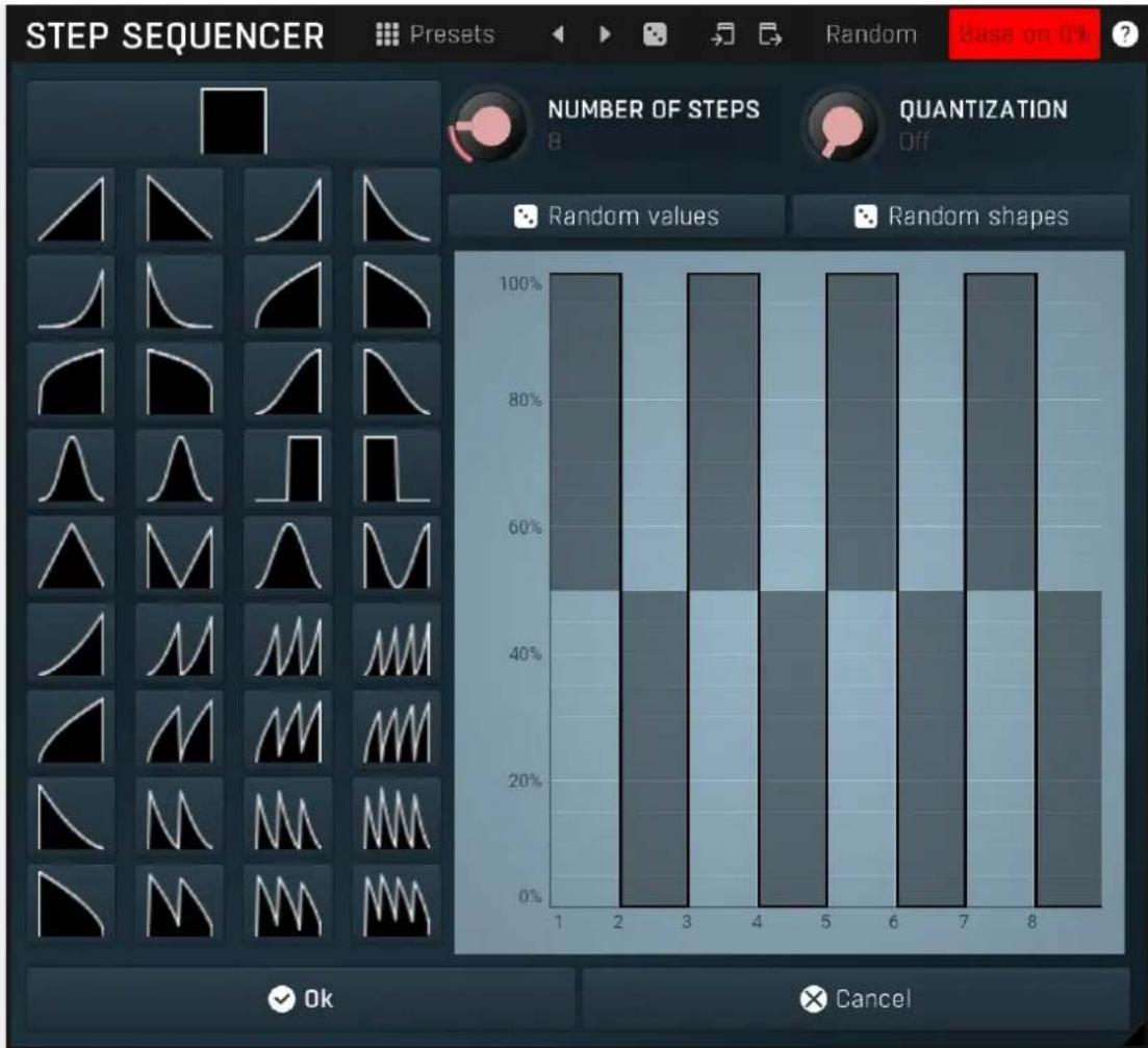 MeldaProduction MMorph - Signal generator step sequencer editor - 1
