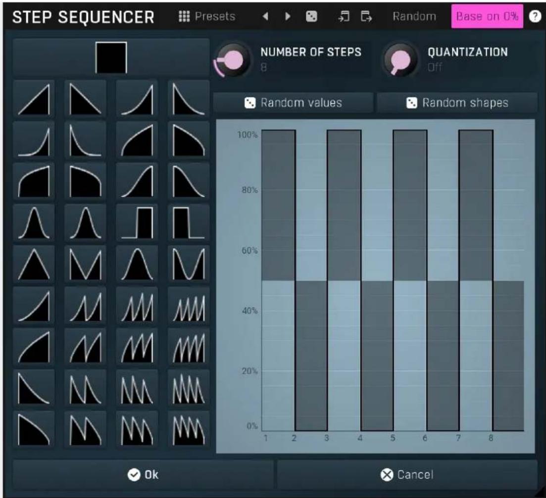 MeldaProduction MTransformer - Signal generator step sequencer editor - 1