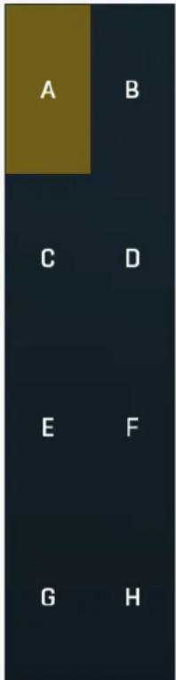 A B C D E F G H