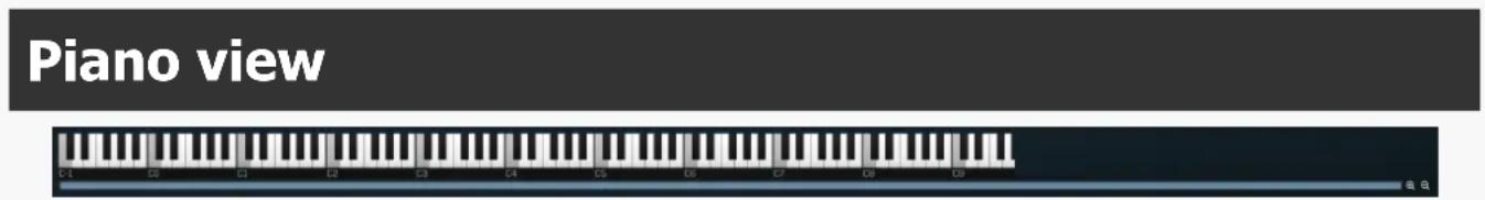 Piano view