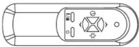 Top-down schematic of a vehicle's internal components (no text or symbols)
