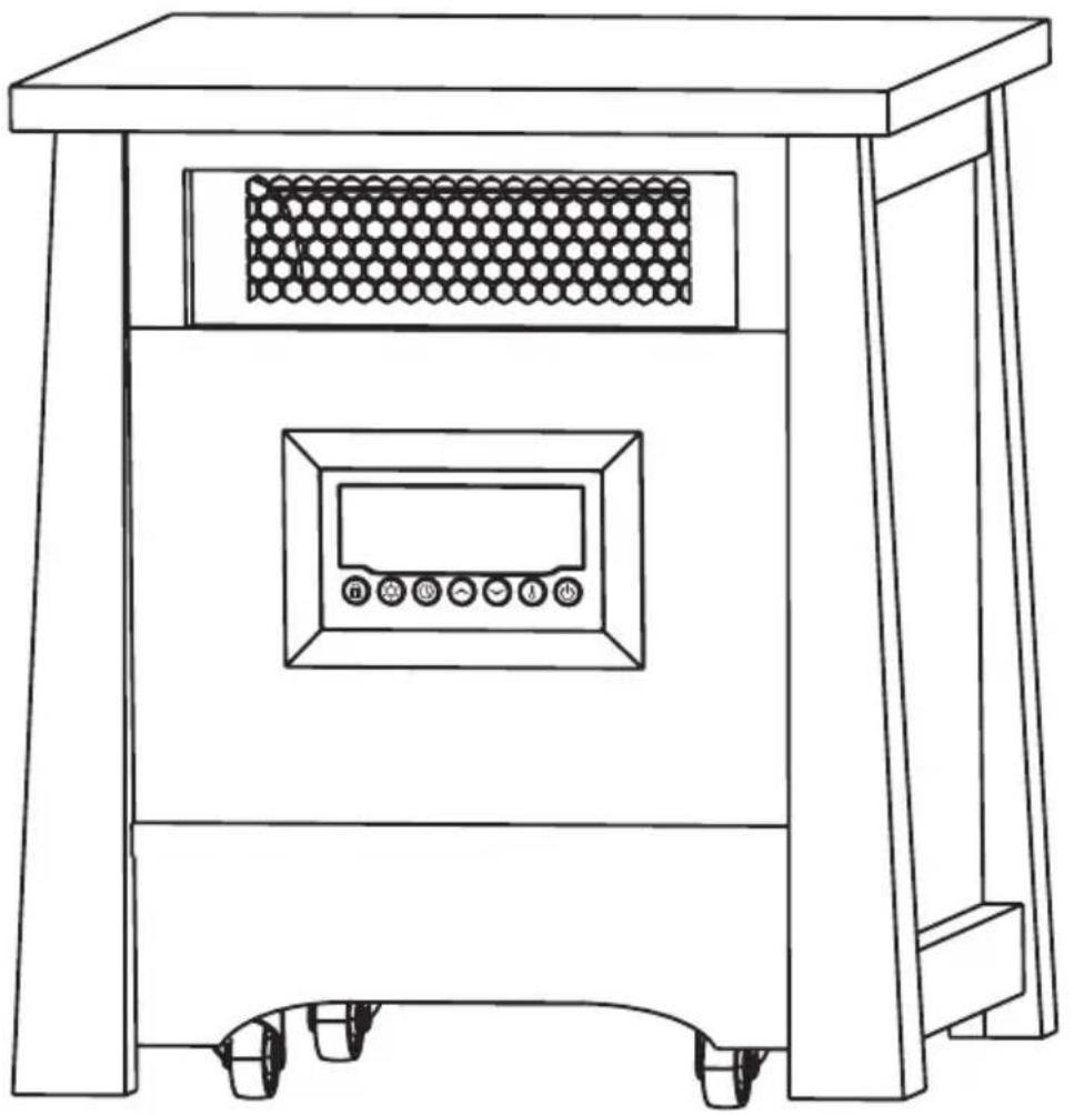Line drawing of a simple electrical cabinet or enclosure with no text, numbers, or symbols