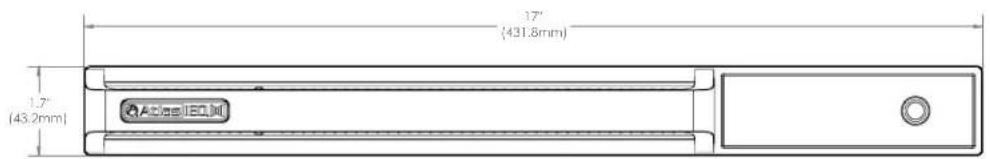 17" (431.8mm) 1.7" (43.2mm) Active180.M