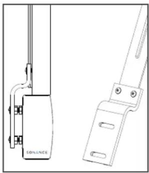 SONANCE SB46-85 - SOUNDBAR CONNECTORS FOR WALL MOUNT BRACKETS - 2