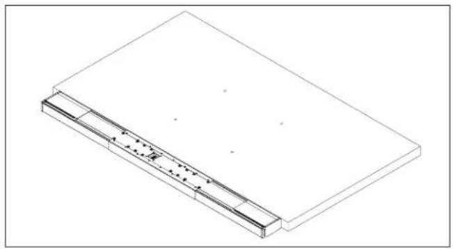 SONANCE SB46-85 - ASSEMBLING AND CONNECTING THE ATTACHMENT RAILS - 1