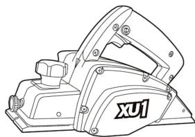 Line drawing of a manual power tool labeled 'XU1' (no additional text or symbols)