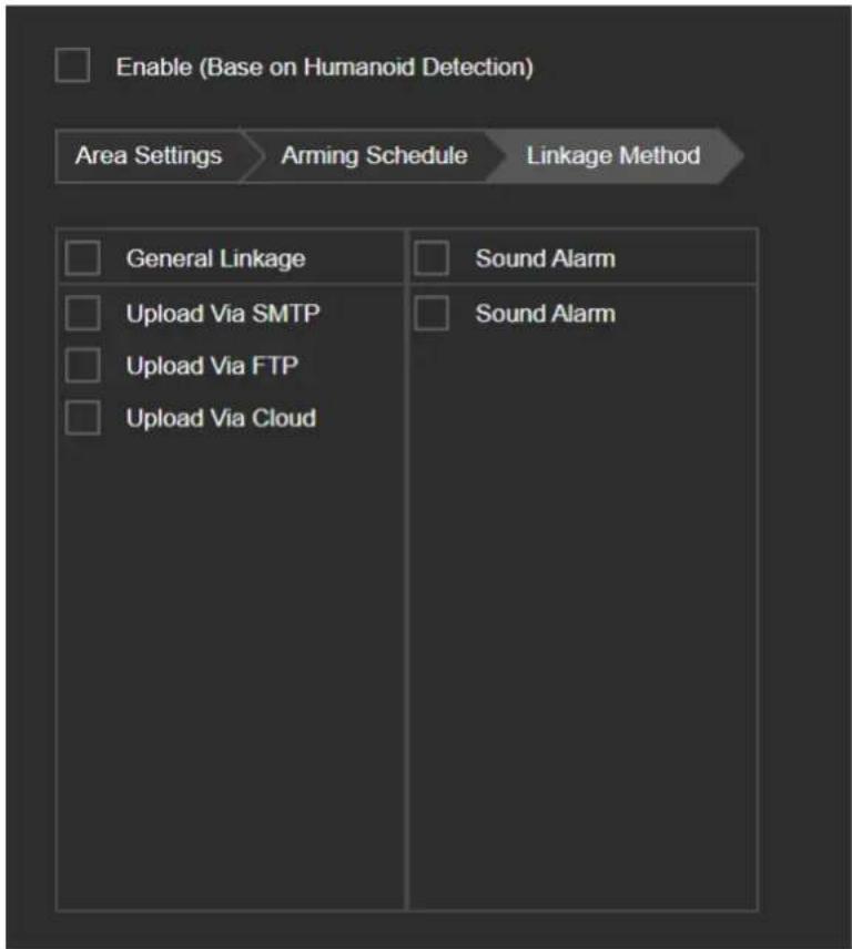 Planet ICA-M4580P - Step 6: Set the linkage method. - 1