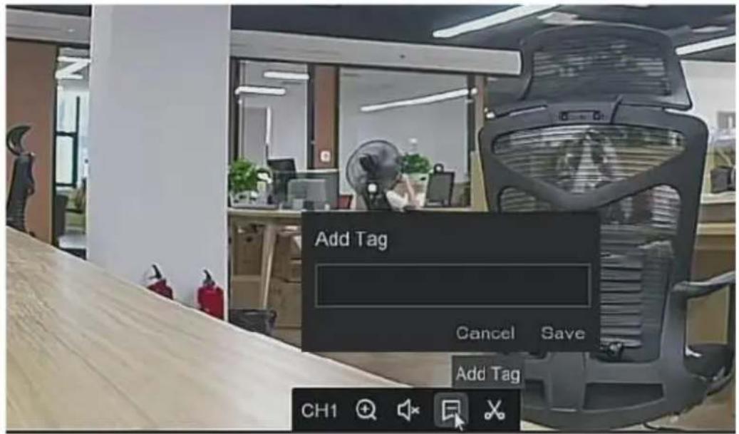 Add Tag Cancel Save Add Tag CH1
