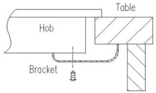 Hob Bracket Table