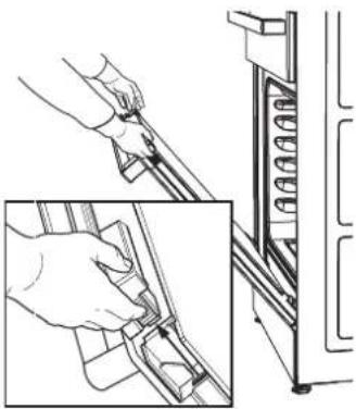 Chef CLE527WB - To remove the inner door glass for cleaning - 3
