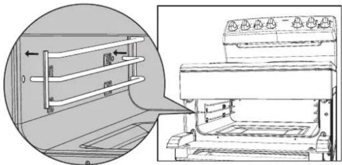 Chef CLE527WB - Fitting oven shelves - 3