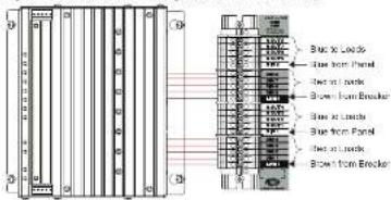 Buses to loads Base from Panel Red to Redo Brown from Breaker Buses to loads Blue from Panel Red to Redo Brown from Breaker