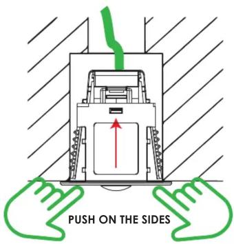 PUSH ON THE SIDES