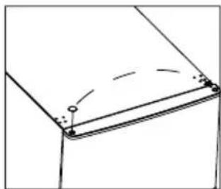 CUISINART CCF-44 - REVERSING THE DOOR - 4