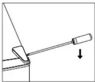 CUISINART CCF-44 - REVERSING THE DOOR - 1