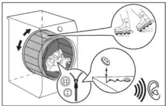 Diagram illustrating the use of a roller roller to interact with a device, showing components like pulley, buttons, and ear signals.
