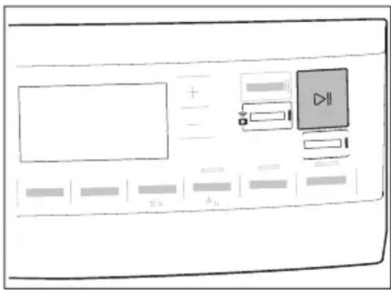 Diagram of a mobile phone control panel with labeled buttons and indicators