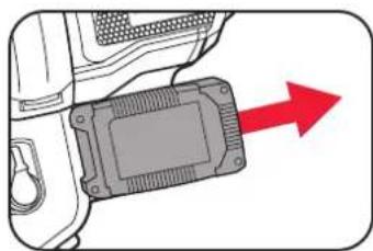 Ozito PXBVS-3624 - Installing and Removing the Batteries - 3