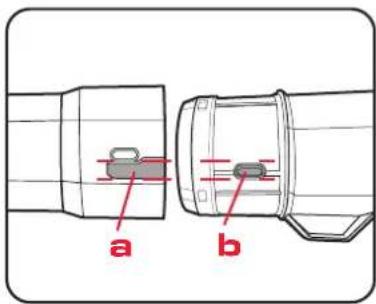 a b