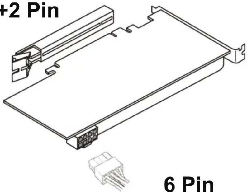 +2 Pin 6 Pin