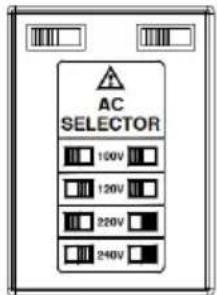 AC SELECTOR 100V 120V 220V 240V