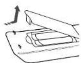 SAMSUNG MAX-KT55 - Insert Remote Batteries - 1