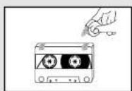 SAMSUNG MAX-KT55 - - Precautions When Using Audio Cassettes - 3