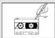 SAMSUNG MAX-KT55 - - Precautions When Using Audio Cassettes - 2