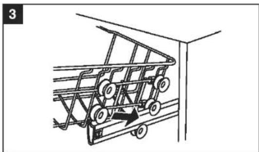 DELONGHI DEDW6112SC - Adjusting the Upper Basket - 3