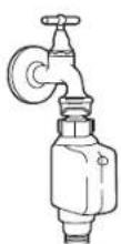 DELONGHI DEDW6112SC - About the safety supply hose - 1