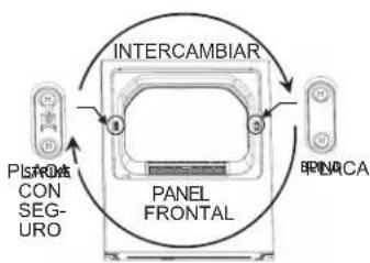 INTERCAMBIAR PISPROX CON SEGURO PANEL FRONTAL BRICA