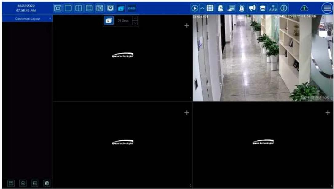 88/22/2022 @7:56:49 AM Customize Layout 30 Secs Space Technology Space Technology Space Technology 02/22/2022 01:56:46 02/18/2022 01:56:46
