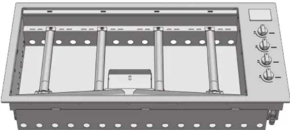 Artusi ABBQ1MB - - To remove the drip pan - 1