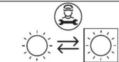 Weather icon showing sun and person with directional arrow, likely indicating solar or wind conditions