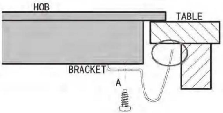 HOB TABLE BRACKET A