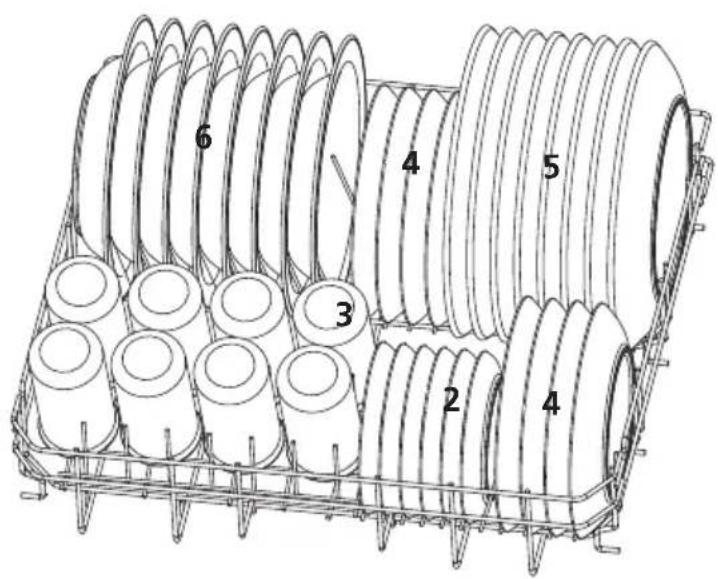 Technical diagram of a multi-layered rack with numbered components, likely for assembly or manufacturing documentation.