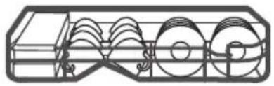 Artusi ADW5608 - Loading the upper basket - 1