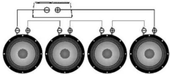 Deaf Bonce Apocalypse Atom 500.2 PRO - Serial connection of the speakers - 3