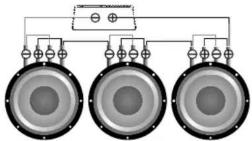 Deaf Bonce Apocalypse Atom 500.2 PRO - Subwoofers in series, coils in parallel - 2