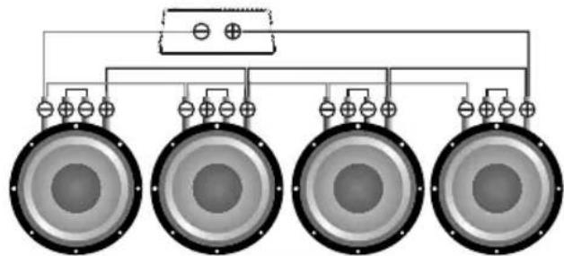 Deaf Bonce Apocalypse Atom 500.2 PRO - Subwoofers in series, coils in parallel - 7