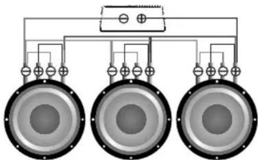 Deaf Bonce Apocalypse Atom 500.2 PRO - Subwoofers in series, coils in parallel - 9