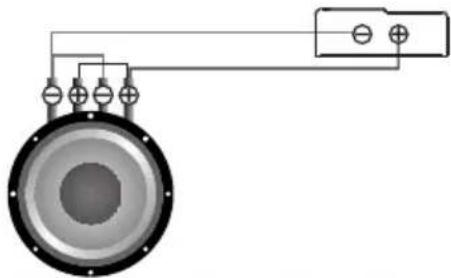Deaf Bonce Machete MFA-1.1500 - One subwoofer, coils in parallel - 1