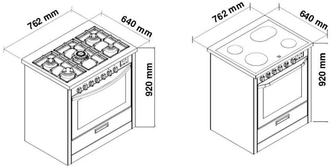 762 mm 640 mm 920 mm 762 mm 640 mm 920 mm