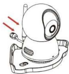 Peekyboo P1-RX-TX - Camera Mounting Instructions Corner/Wall Mount Installation - 3