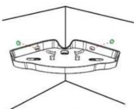 Peekyboo P1-RX-TX - Camera Mounting Instructions Corner/Wall Mount Installation - 1
