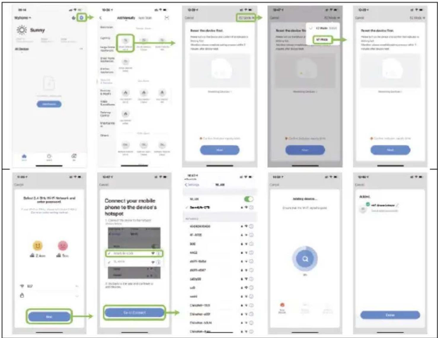 Evolveo WiFi SMOKE - KROK 2: Pripojenie WiFi Pripojenie v režime EZ - 2