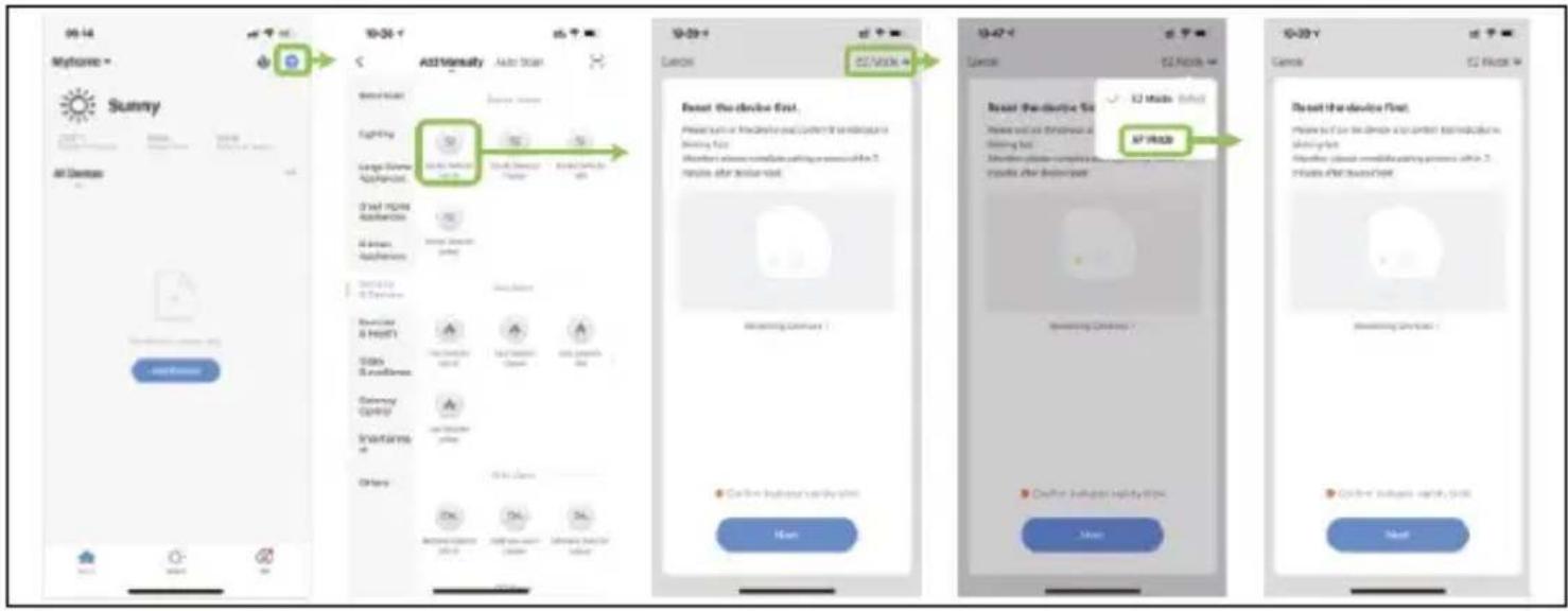 Evolveo WiFi SMOKE - KROK 2: Připojení WiFi Připojení v režimu EZ - 2