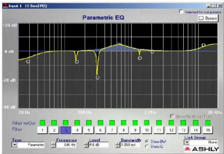 Ashly ne24.24M - 8.1h Input EQ - 3