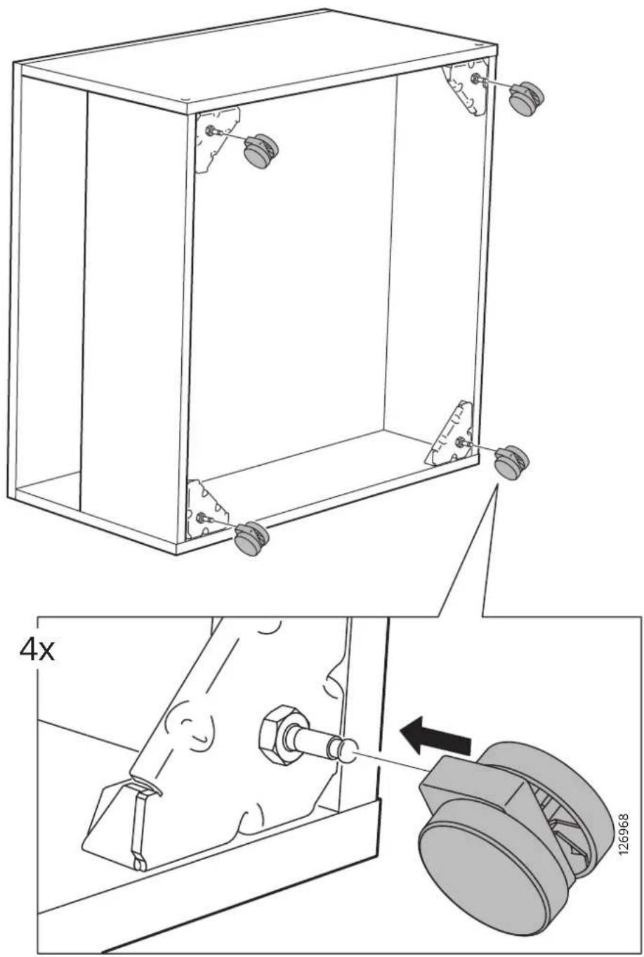 Technical diagram showing a mechanical assembly with labeled components and a magnified view of the component being cut.